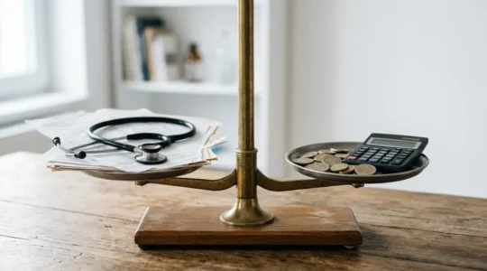 Illustration représentant le calcul des remboursements mutuelles et du ticket modérateur en France