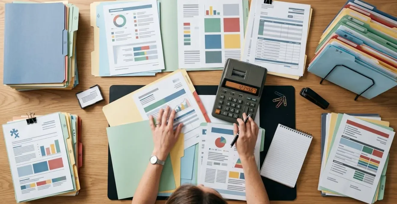 Bureau médical montrant la complexité administrative du tiers payant avec multiples interfaces