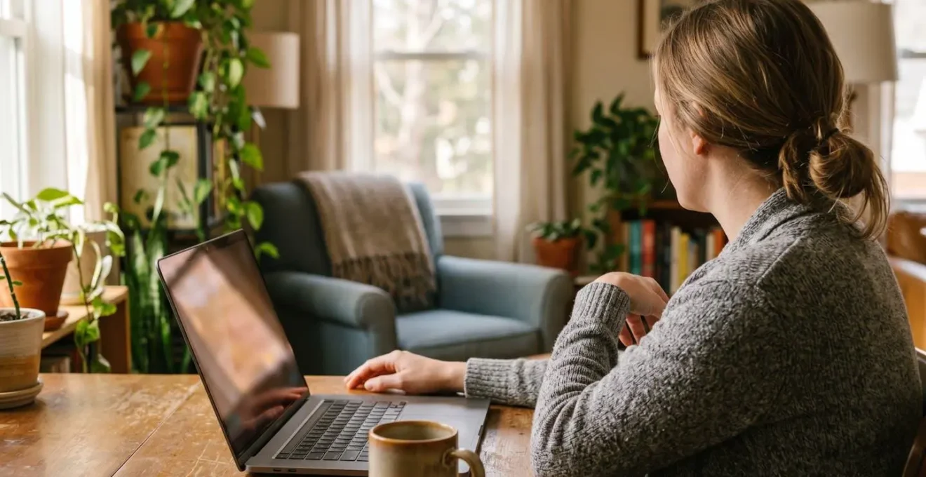 Espace de téléconsultation psychiatrique à domicile avec équipement adapté